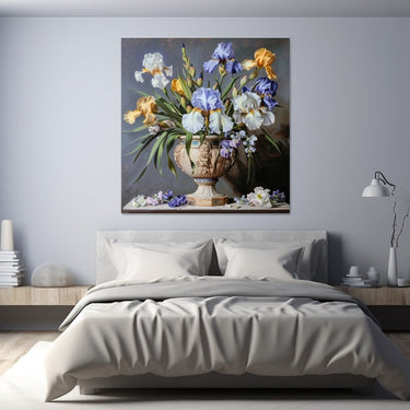 Iris Bouquet Painting